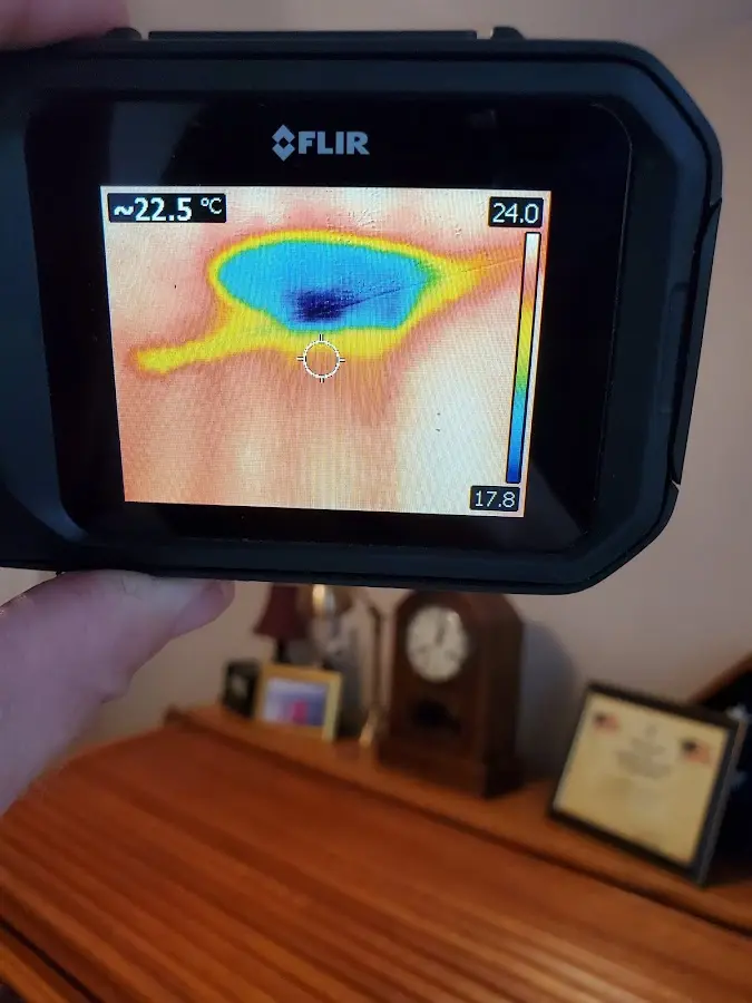 Thermal imaging inspection for water damage in North Star